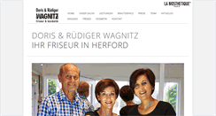 Desktop Screenshot of friseur-kosmetik-wagnitz.de